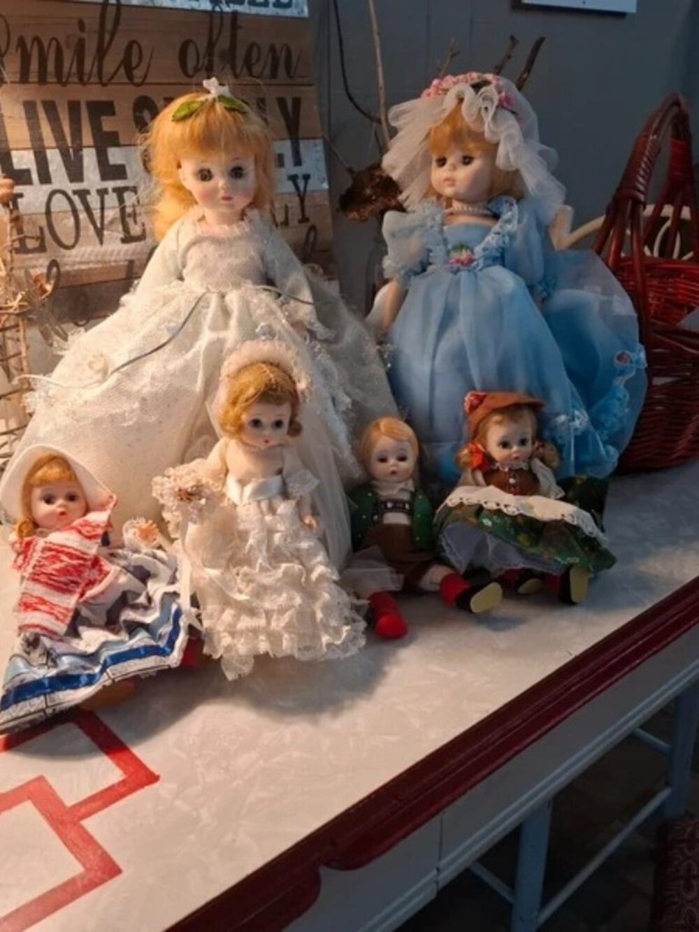 6 Vintage Madame Alexander Dolls